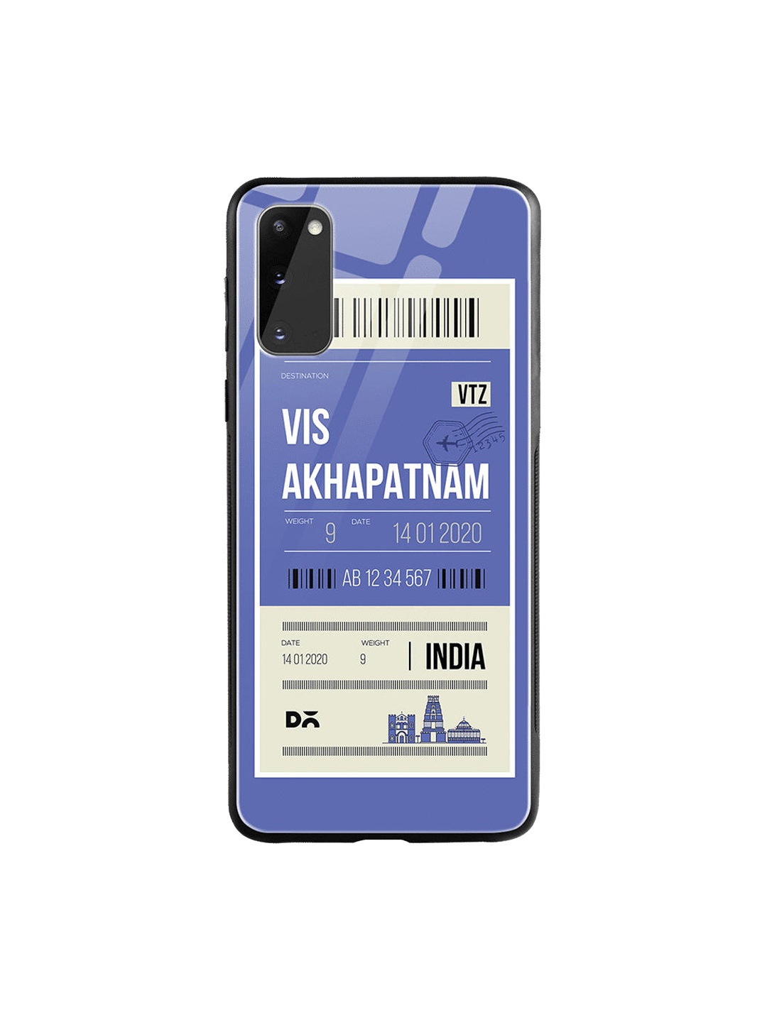 DailyObjects Blue & White Visakhapatnam City Tag Samsung Galaxy S20 Shock Absorbent Glass Case
DailyObjects Blue & White Visakhapatnam City Tag Samsung Galaxy S20 Shock Absorbent Glass Case