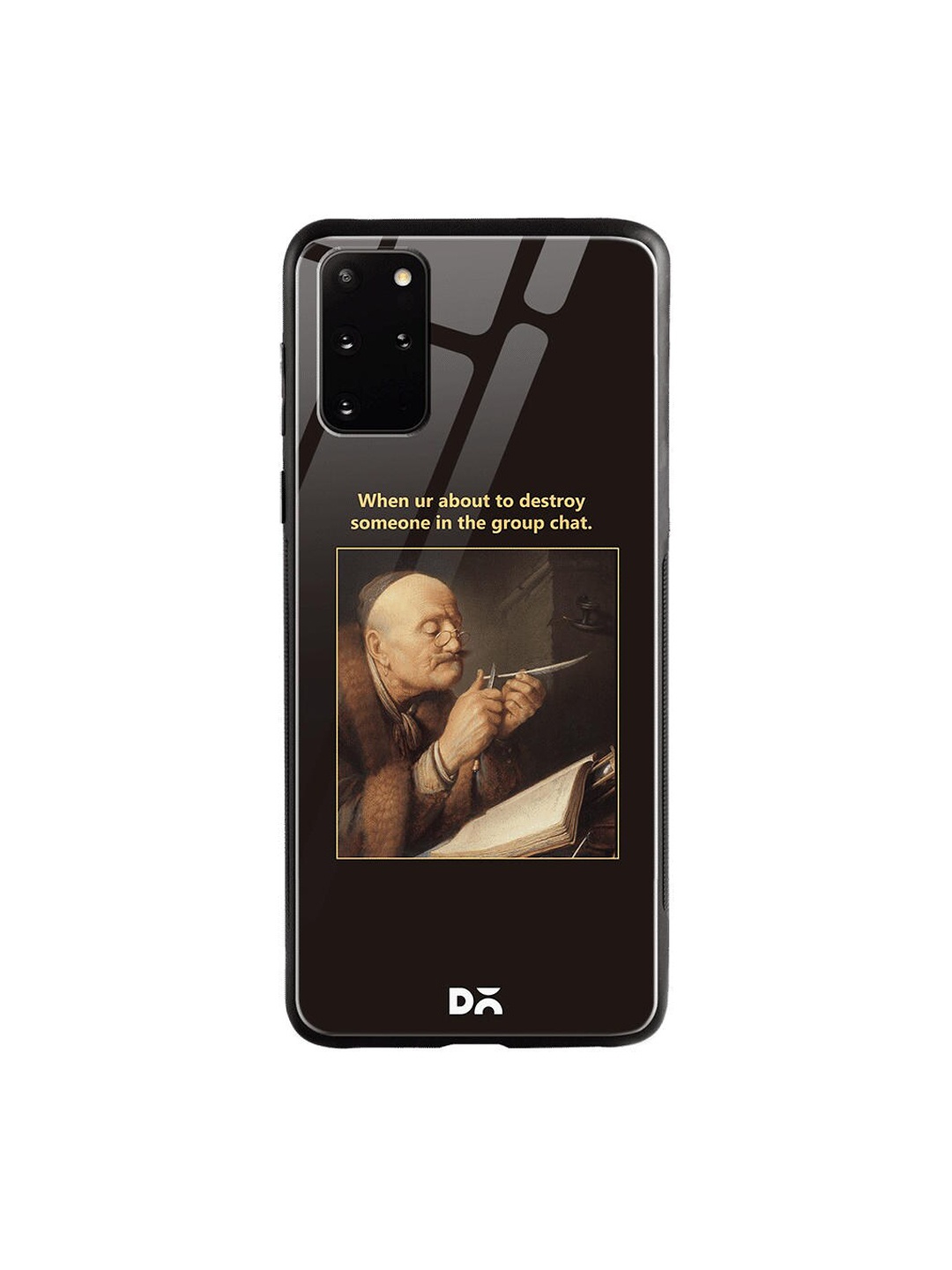 DailyObjects Black & Brown Group Chat Samsung Galaxy S20 Plus Shock Absorbent Glass Case
DailyObjects Black & Brown Group Chat Samsung Galaxy S20 Plus Shock Absorbent Glass Case