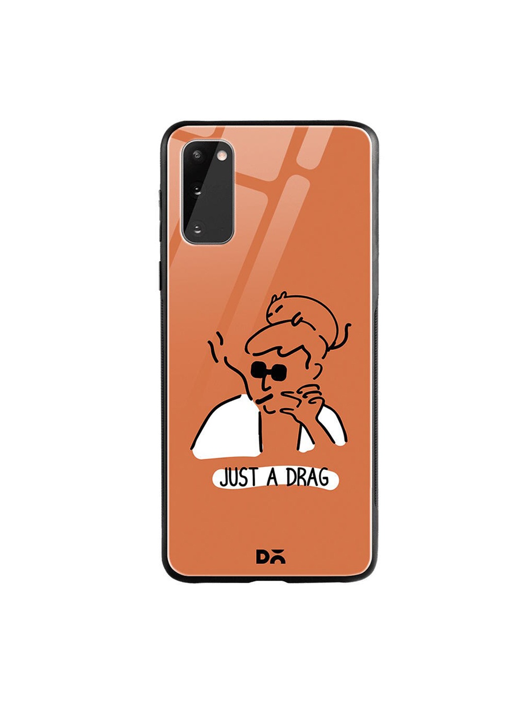 DailyObjects Orange & White Just A Drag Samsung Galaxy S20 Shock Absorbent Glass Case
DailyObjects Orange & White Just A Drag Samsung Galaxy S20 Shock Absorbent Glass Case
