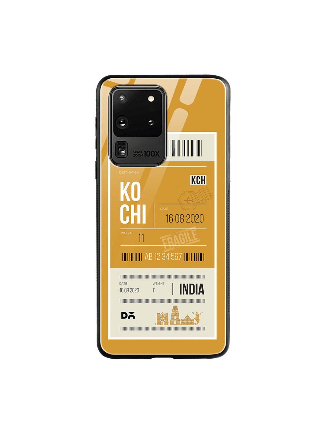 DailyObjects Mustard Yellow & White Kochi City Tag Samsung Galaxy S20 Ultra Shock Absorbent Glass Case
DailyObjects Mustard Yellow & White Kochi City Tag Samsung Galaxy S20 Ultra Shock Absorbent Glass Case