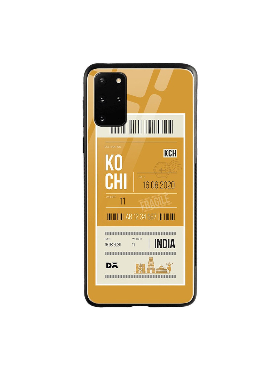 DailyObjects Mustard Yellow & White Kochi City Tag Samsung Galaxy S20 Plus Shock Absorbent Glass Case
DailyObjects Mustard Yellow & White Kochi City Tag Samsung Galaxy S20 Plus Shock Absorbent Glass Case