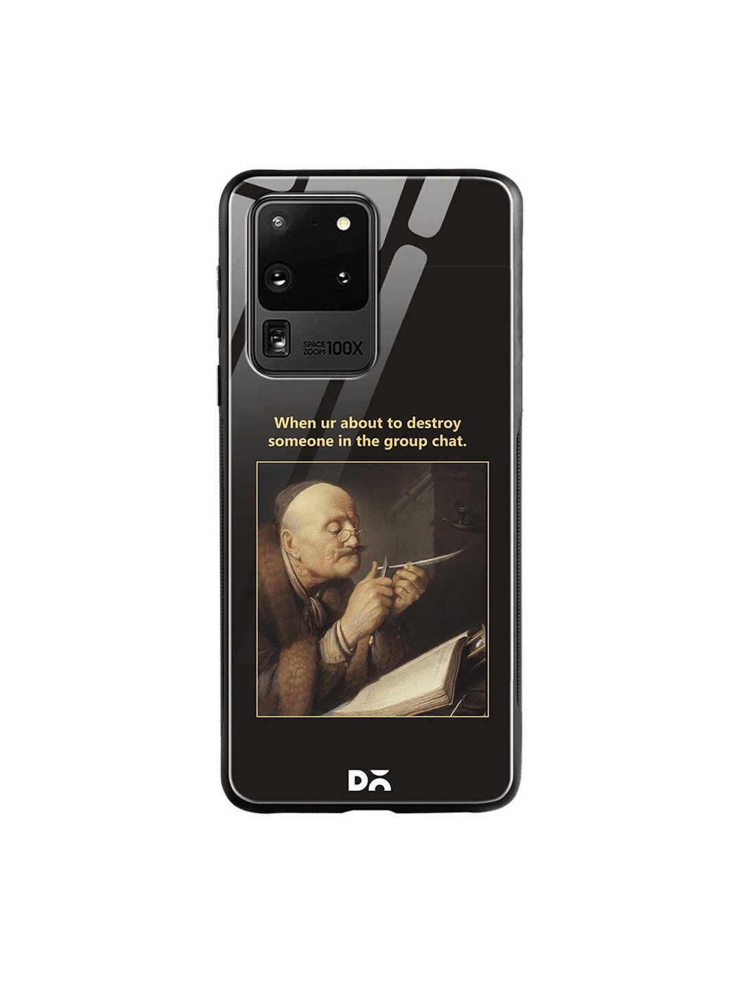 DailyObjects Black & Brown Group Chat Samsung Galaxy S20 Ultra Shock Absorbent Glass Case
DailyObjects Black & Brown Group Chat Samsung Galaxy S20 Ultra Shock Absorbent Glass Case