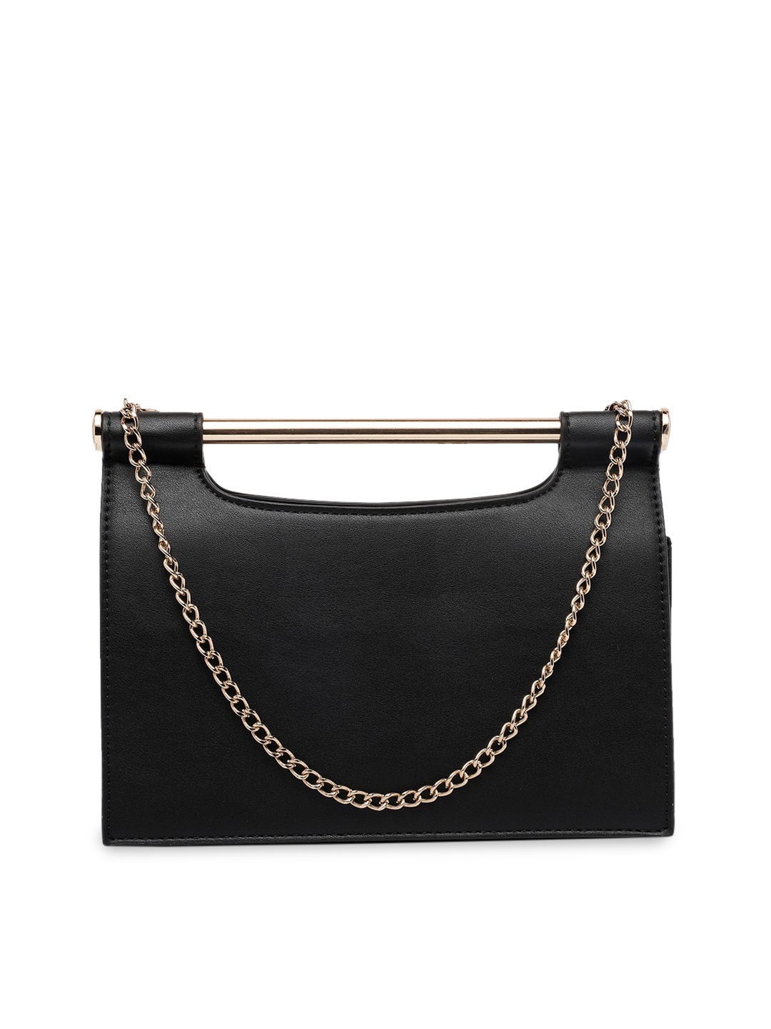 Call It Spring Black Solid Clutch