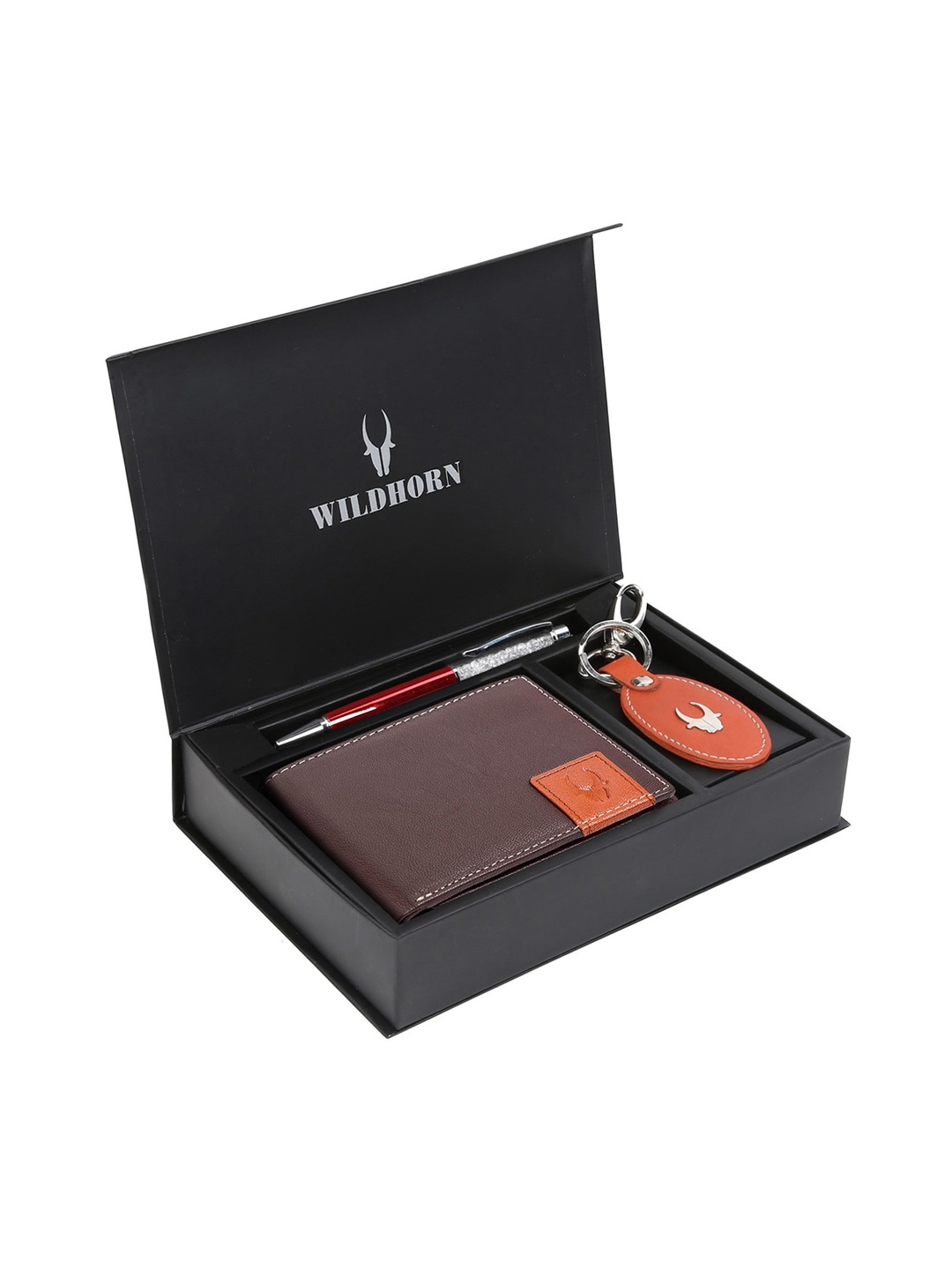WildHorn Men Brown & Red RFID Protected Genuine High Quality Leather Accessory Gift Set
WildHorn Men Brown & Red RFID Protected Genuine High Quality Leather Accessory Gift Set