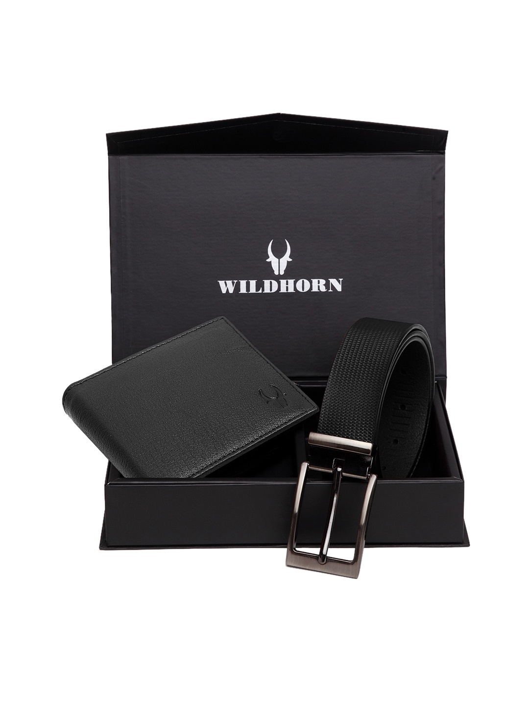 WildHorn Men Black Textured RFID Protected Genuine Leather Wallet & Belt Accessory Gift Set
WildHorn Men Black Textured RFID Protected Genuine Leather Wallet & Belt Accessory Gift Set