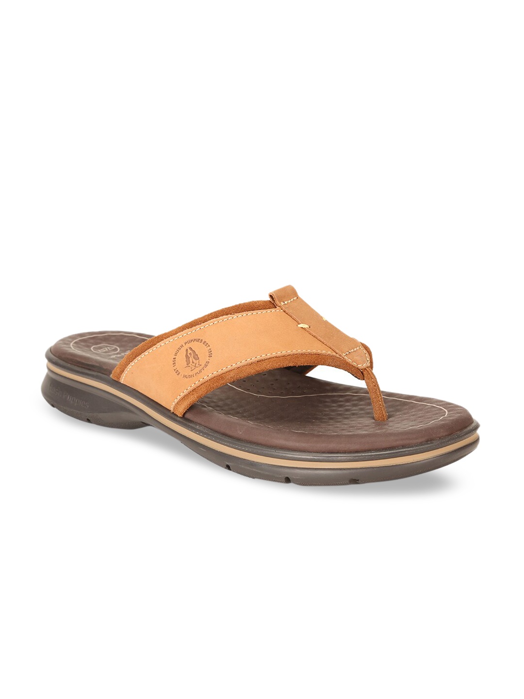 Hush Puppies Men Brown Sandals