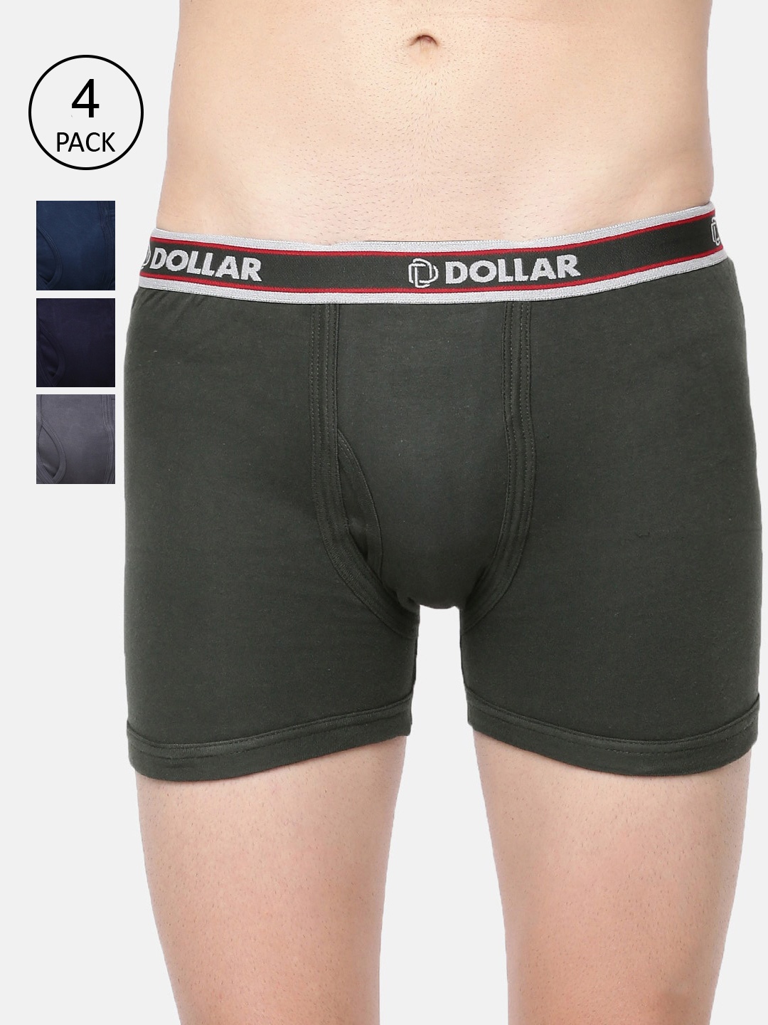Dollar Bigboss Men's Solid Pack of 4 Combed Cotton Intrerlock Pocket Trunk MDTR-10-PO4-C1, Assorted
Dollar Bigboss Men's Solid Pack of 4 Combed Cotton Intrerlock Pocket Trunk MDTR-10-PO4-C1, Assorted