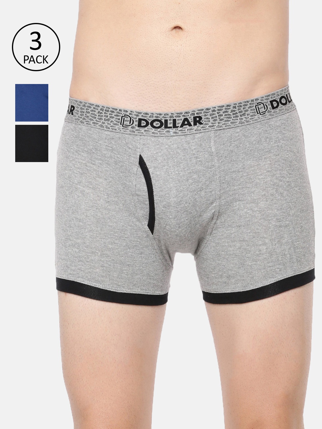 Dollar Bigboss Men's Pack of 3 Combed Cotton Contoured Pouch Support Trunk MDBB-10-PO5-1, Assorted
Dollar Bigboss Men's Pack of 3 Combed Cotton Contoured Pouch Support Trunk MDBB-10-PO5-1, Assorted