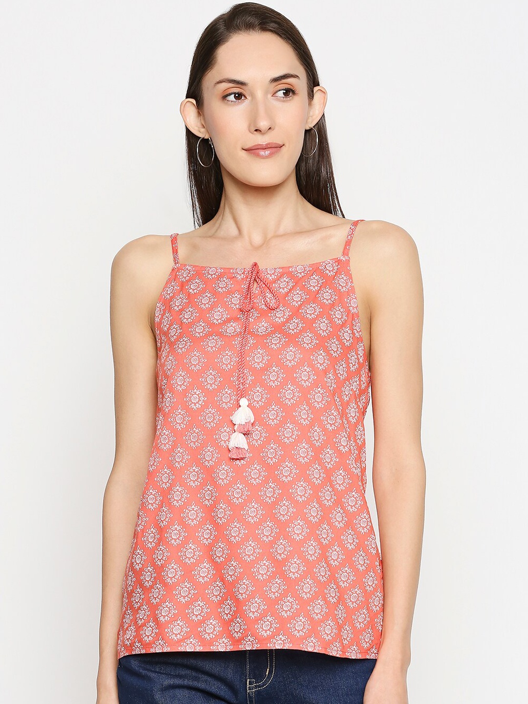 People Women Pink Printed Top