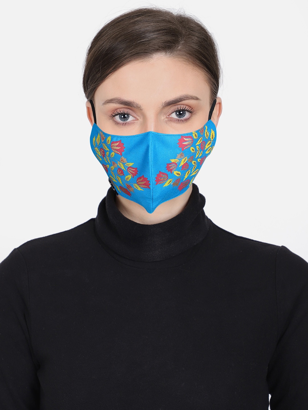 Anekaant Women Blue & Pink Floral Leaf Block Painted 3-Ply Reusable Fabric Fashion Mask
Anekaant Women Blue & Pink Floral Leaf Block Painted 3-Ply Reusable Fabric Fashion Mask