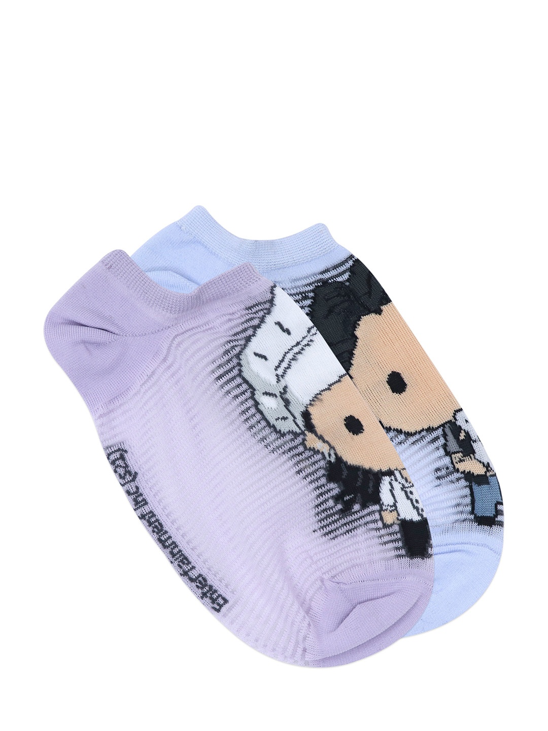 Balenzia Women Pack of 2 Purple & Blue F.R.I.E.N.D.S Series Patterned Ankle-Length Socks
Balenzia Women Pack of 2 Purple & Blue F.R.I.E.N.D.S Series Patterned Ankle-Length Socks