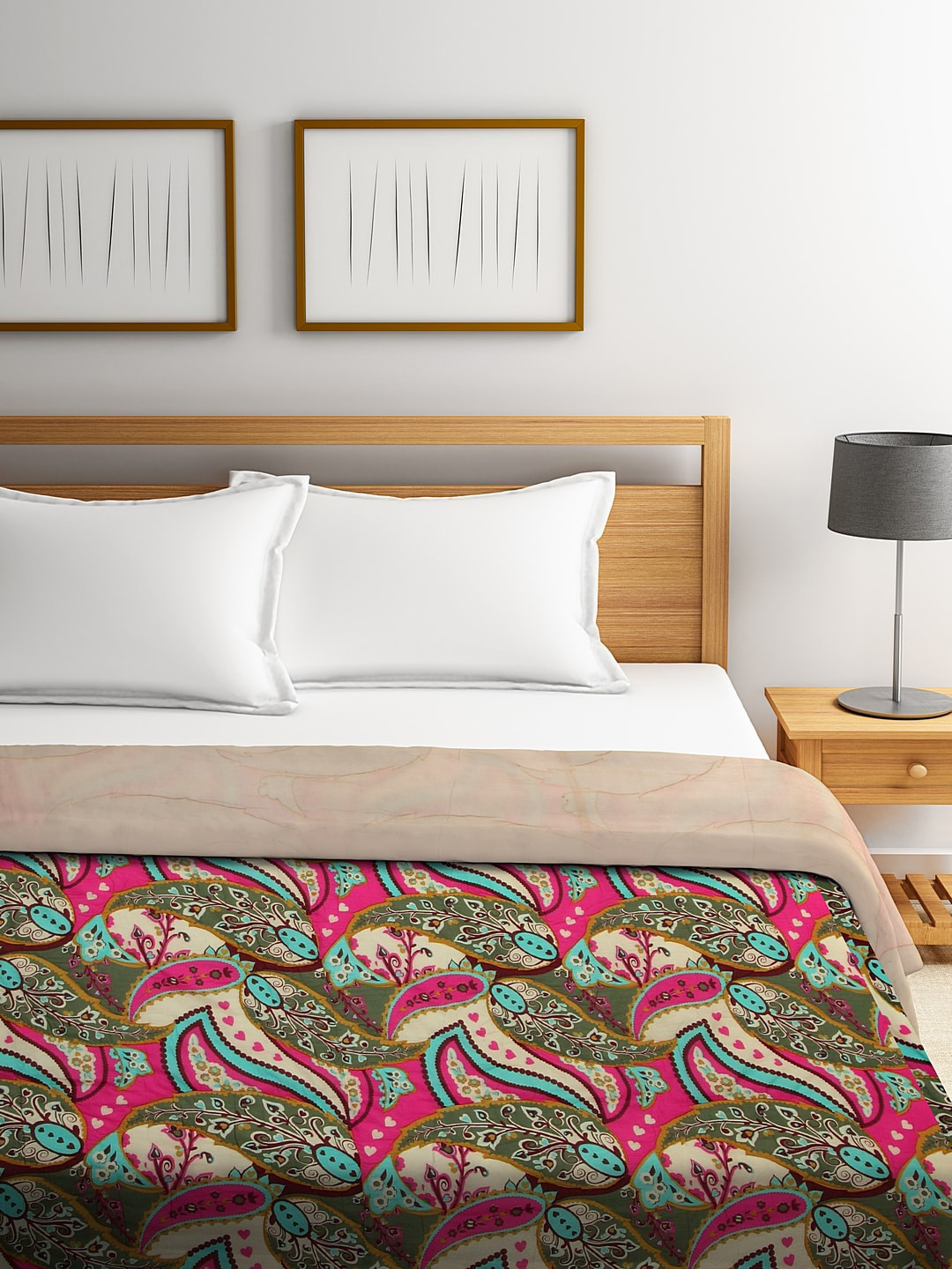 REME Green & Pink Digital Printed Organic-Cotton Heavy Winter 150 GSM Sustainable Double Bed Quilt
REME Green & Pink Digital Printed Organic-Cotton Heavy Winter 150 GSM Sustainable Double Bed Quilt
