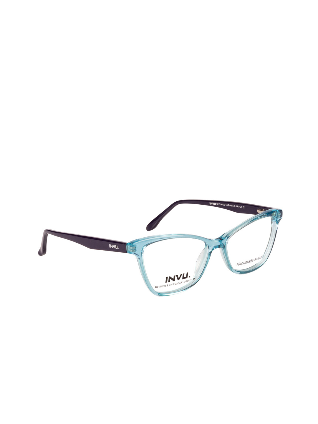 INVU Women Blue Solid Full Rim Cateye Frames 
INVU Women Blue Solid Full Rim Cateye Frames