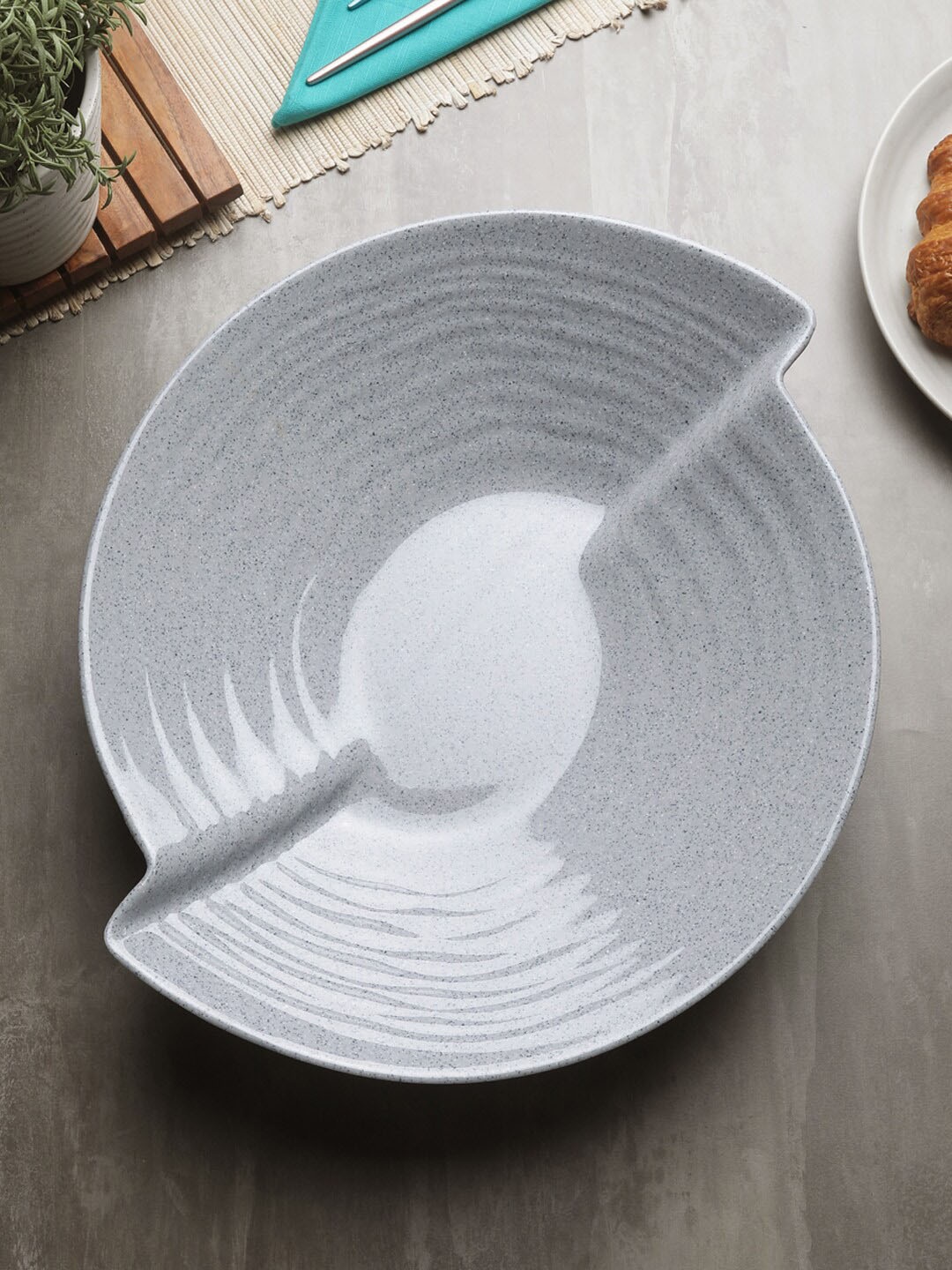 Servewell Grey Melamine Serving Bowl