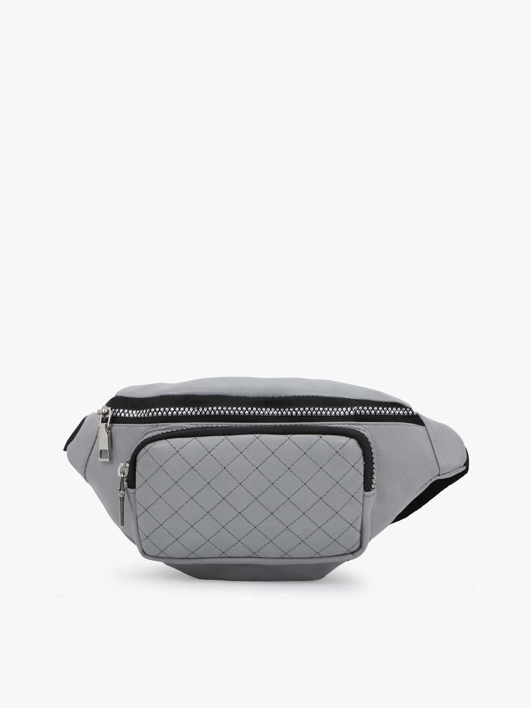 Satchel Bags Women Grey Solid Waist Pouch 
Satchel Bags Women Grey Solid Waist Pouch