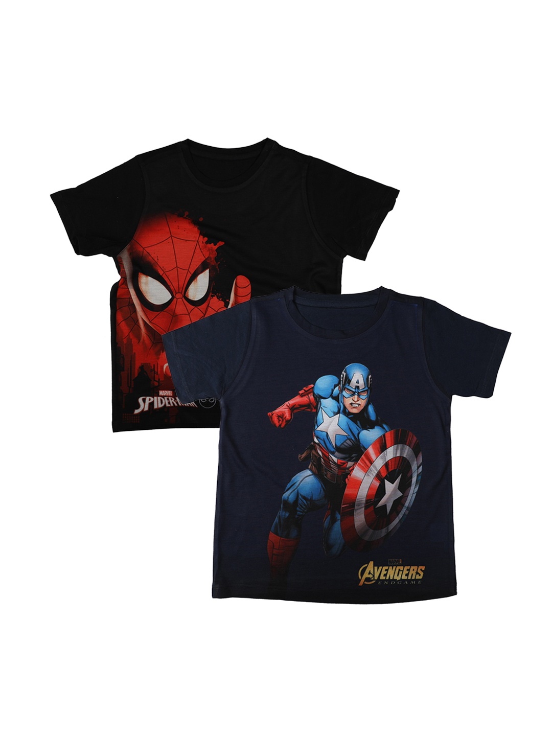 Marvel by Wear Your Mind Boys Pack of 2 Spiderman Printed Round Neck T-shirts, Black
Marvel by Wear Your Mind Boys Pack of 2 Spiderman Printed Round Neck T-shirts, Black