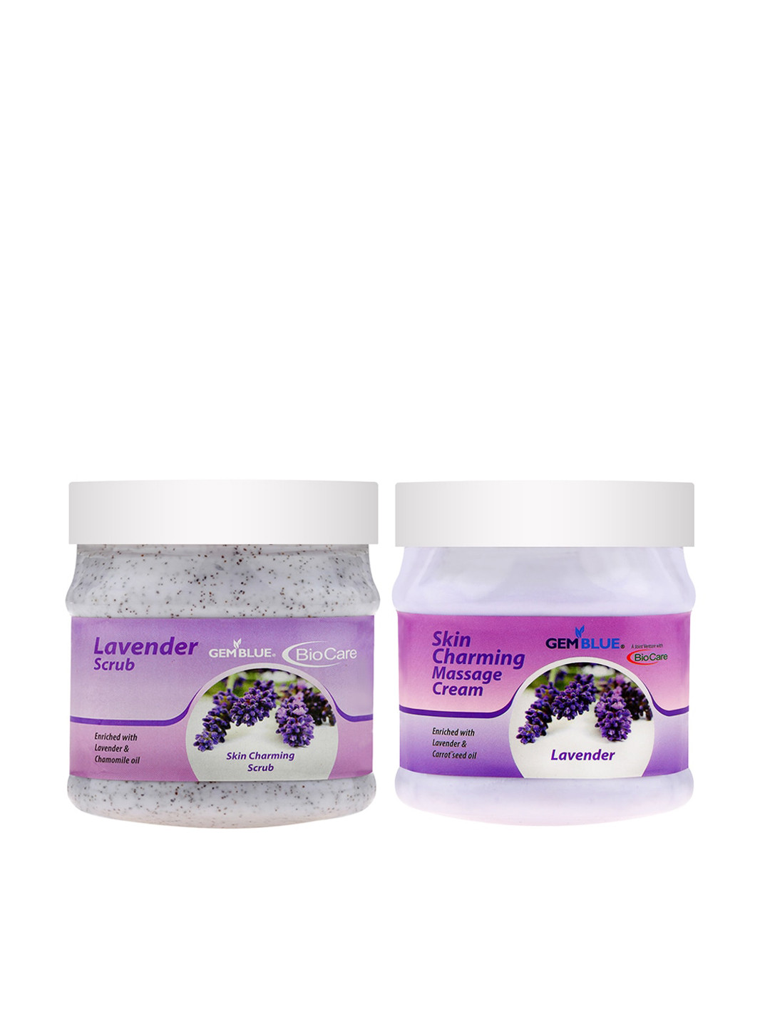 GEMBLUE BioCare Unisex Set Of 2 Lavender Scrub & Cream, Purple
GEMBLUE BioCare Unisex Set Of 2 Lavender Scrub & Cream, Purple