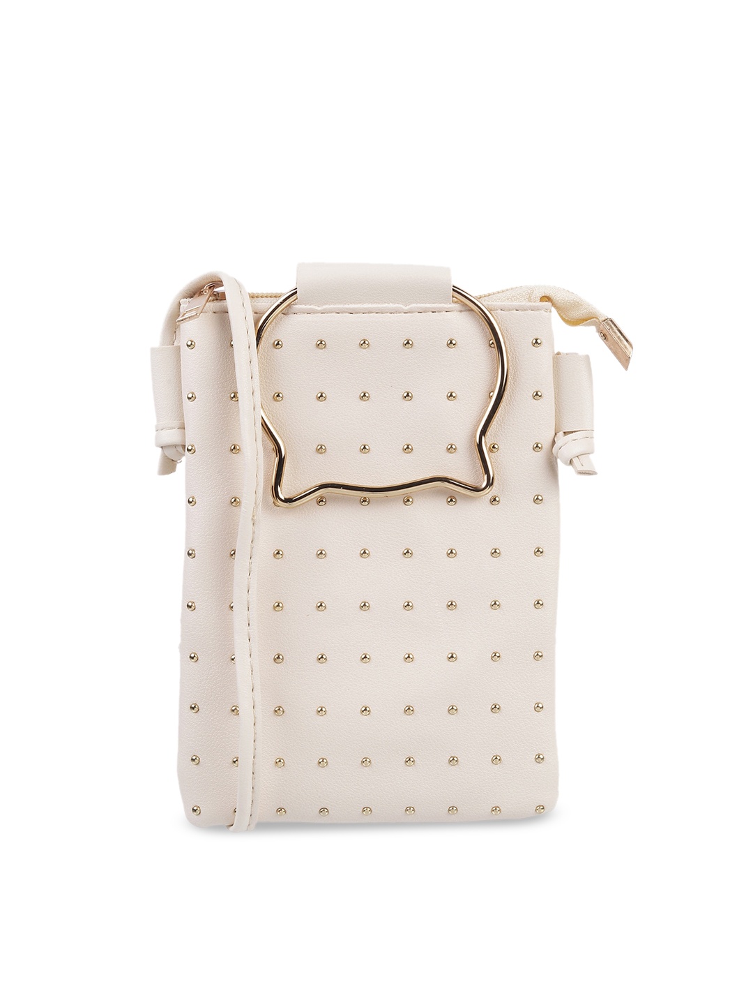 WALKWAY by Metro Off White Embellished Pouch