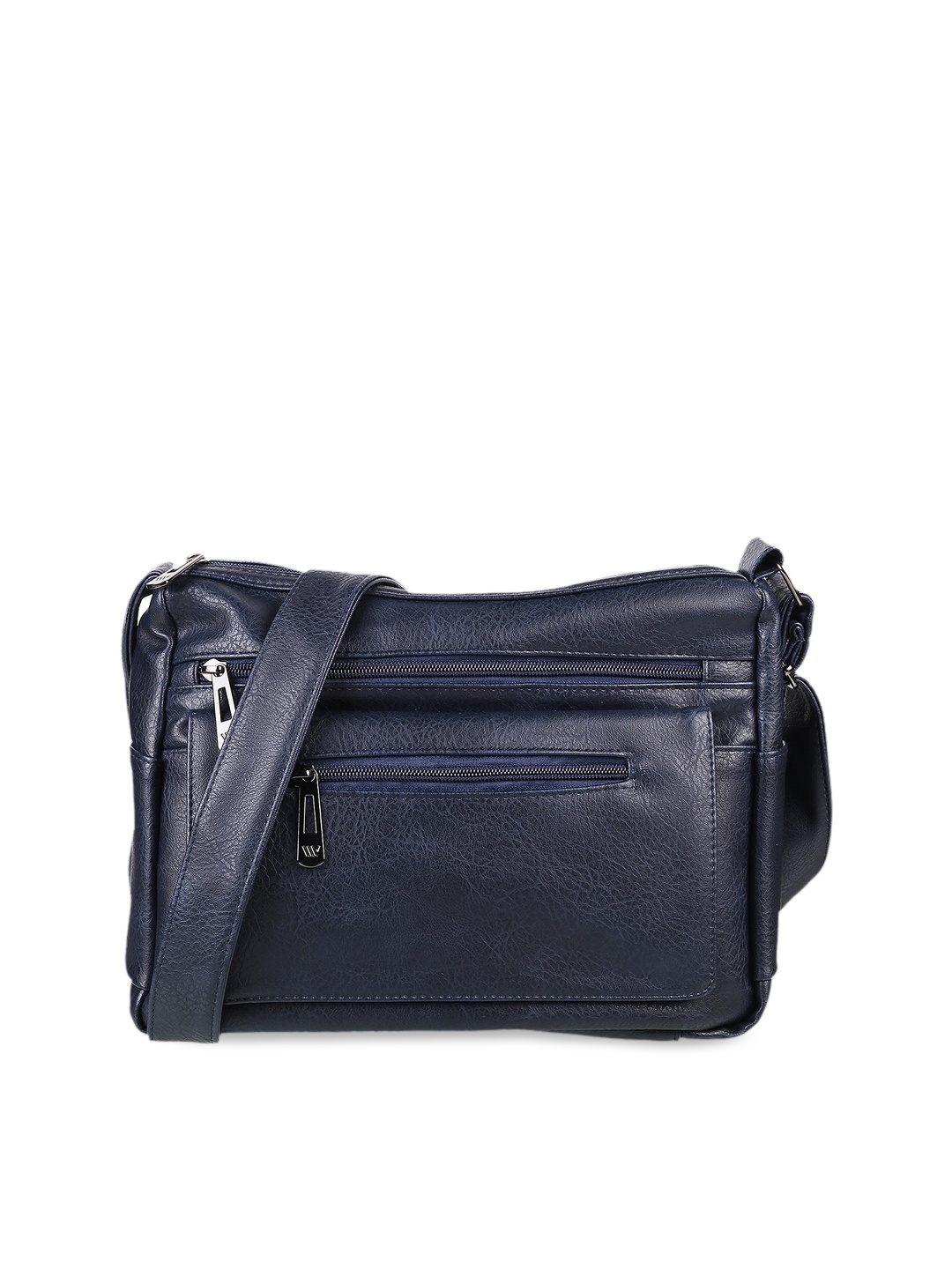WALKWAY by Metro Navy Blue Solid Sling Bag