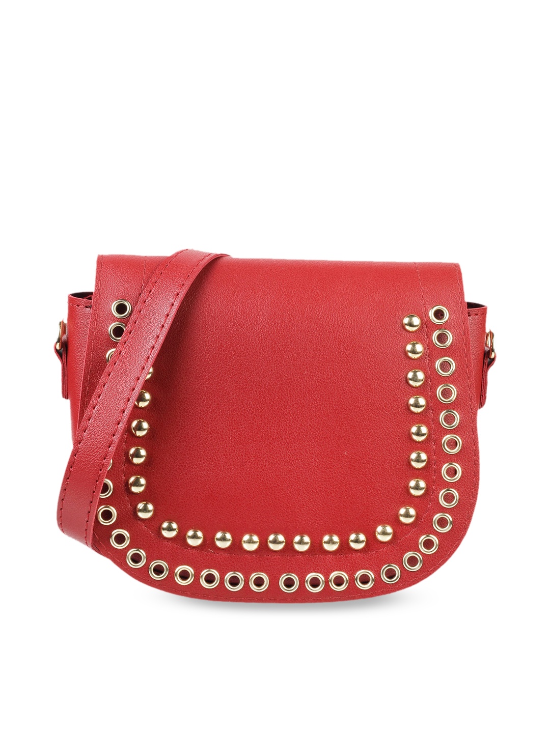 WALKWAY by Metro Red Embellished Sling Bag
