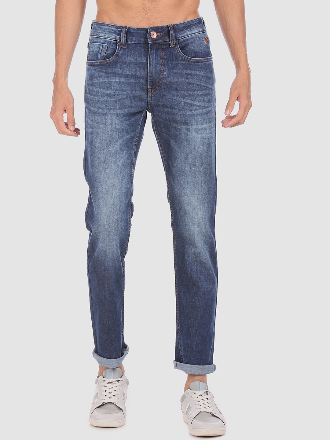 Flying Machine Men Blue Tapered Fit Jeans