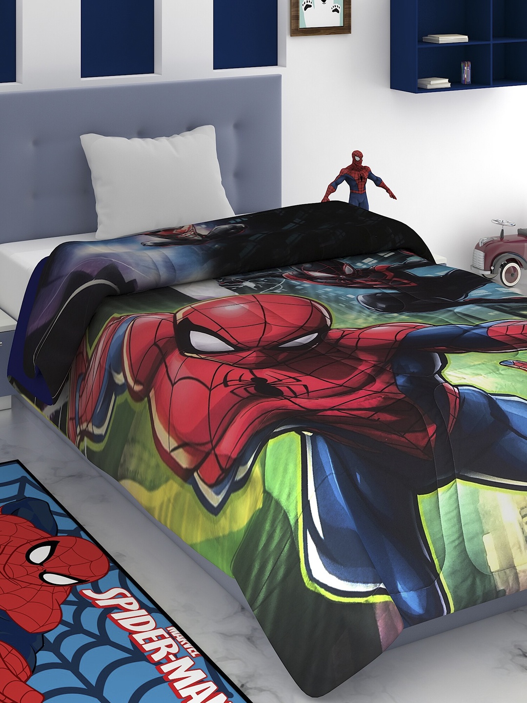 Marvel Kids Red & Black Digitally Printed Cartoon Characters Mild Winter 300 GSM Single Bed Comforter
Marvel Kids Red & Black Digitally Printed Cartoon Characters Mild Winter 300 GSM Single Bed Comforter