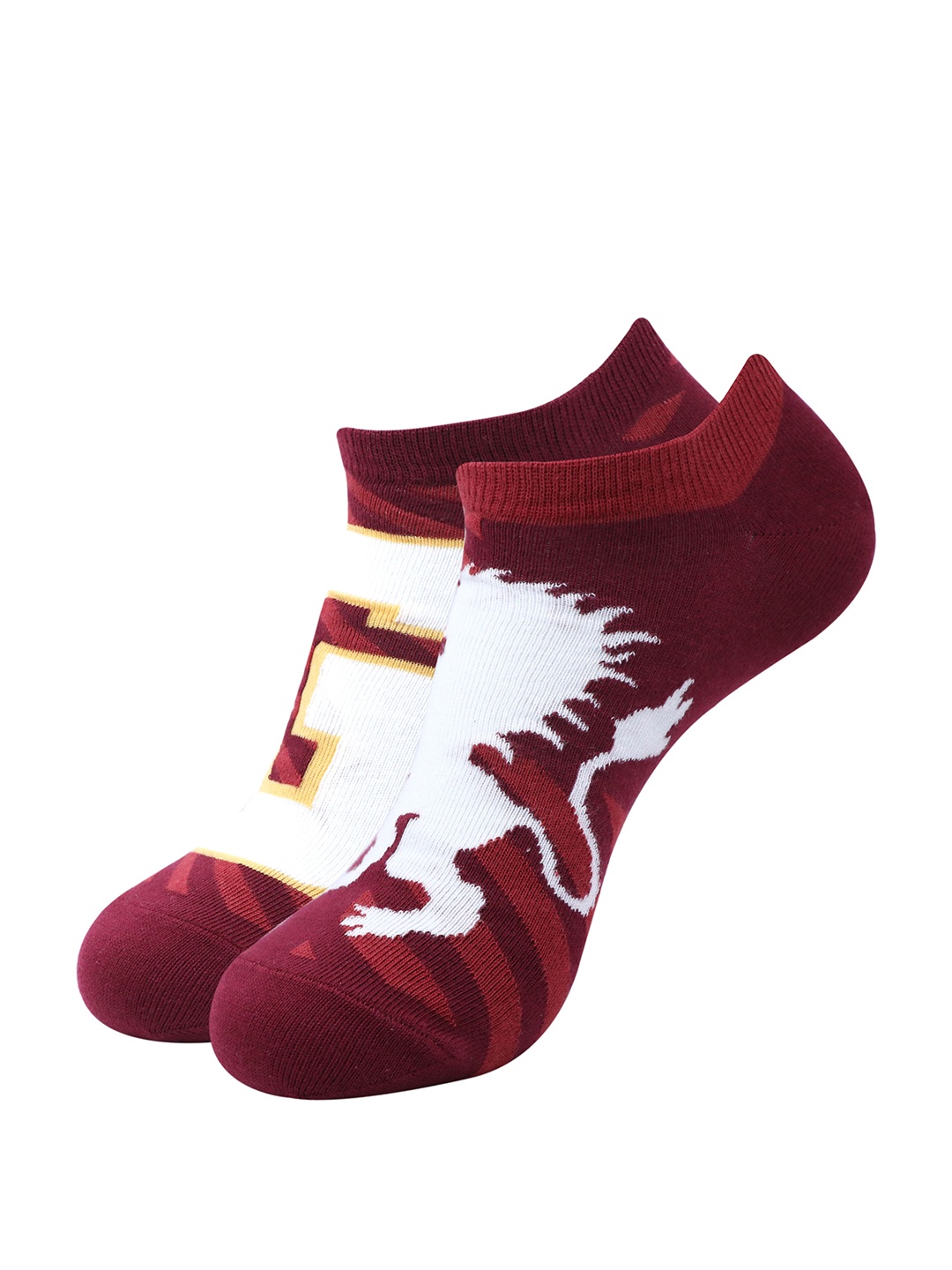 Balenzia Men Pack Of 2 Maroon & White Harry Potter Series Patterned Ankle-Length Socks
Balenzia Men Pack Of 2 Maroon & White Harry Potter Series Patterned Ankle-Length Socks
