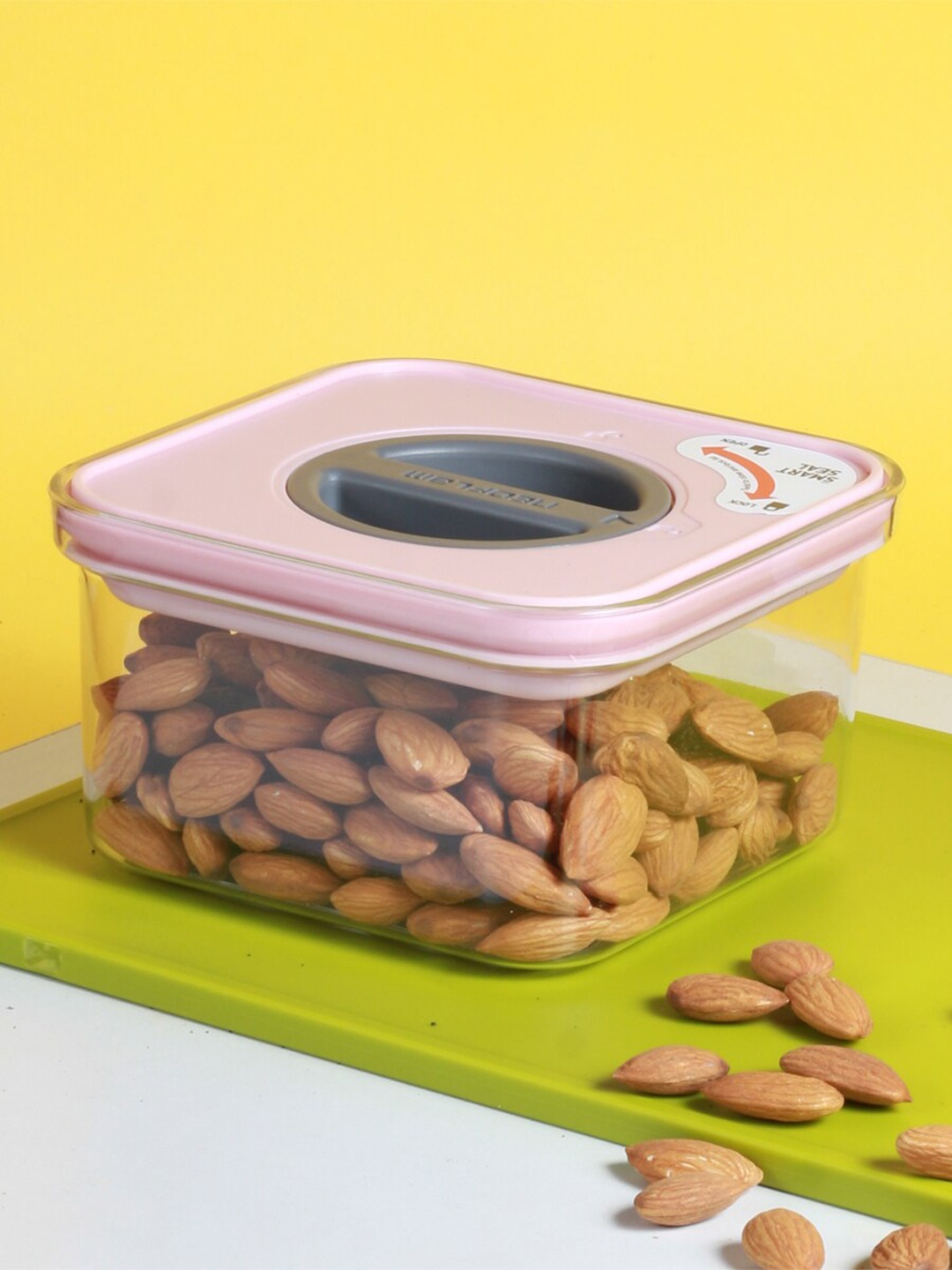 NOW & ZEN Set Of 2 Transparent & Pink Tritan Plastic Air Tight & Leak Proof Smart Seal Food Storage Containers
NOW & ZEN Set Of 2 Transparent & Pink Tritan Plastic Air Tight & Leak Proof Smart Seal Food Storage Containers