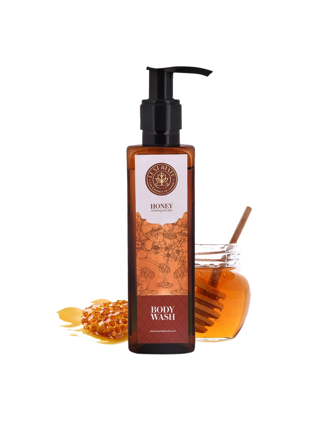LUXURIATE Unisex Honey Nourishing Face to Toe Body Wash Shower Liquid, 200 ml, Brown
LUXURIATE Unisex Honey Nourishing Face to Toe Body Wash Shower Liquid, 200 ml, Brown