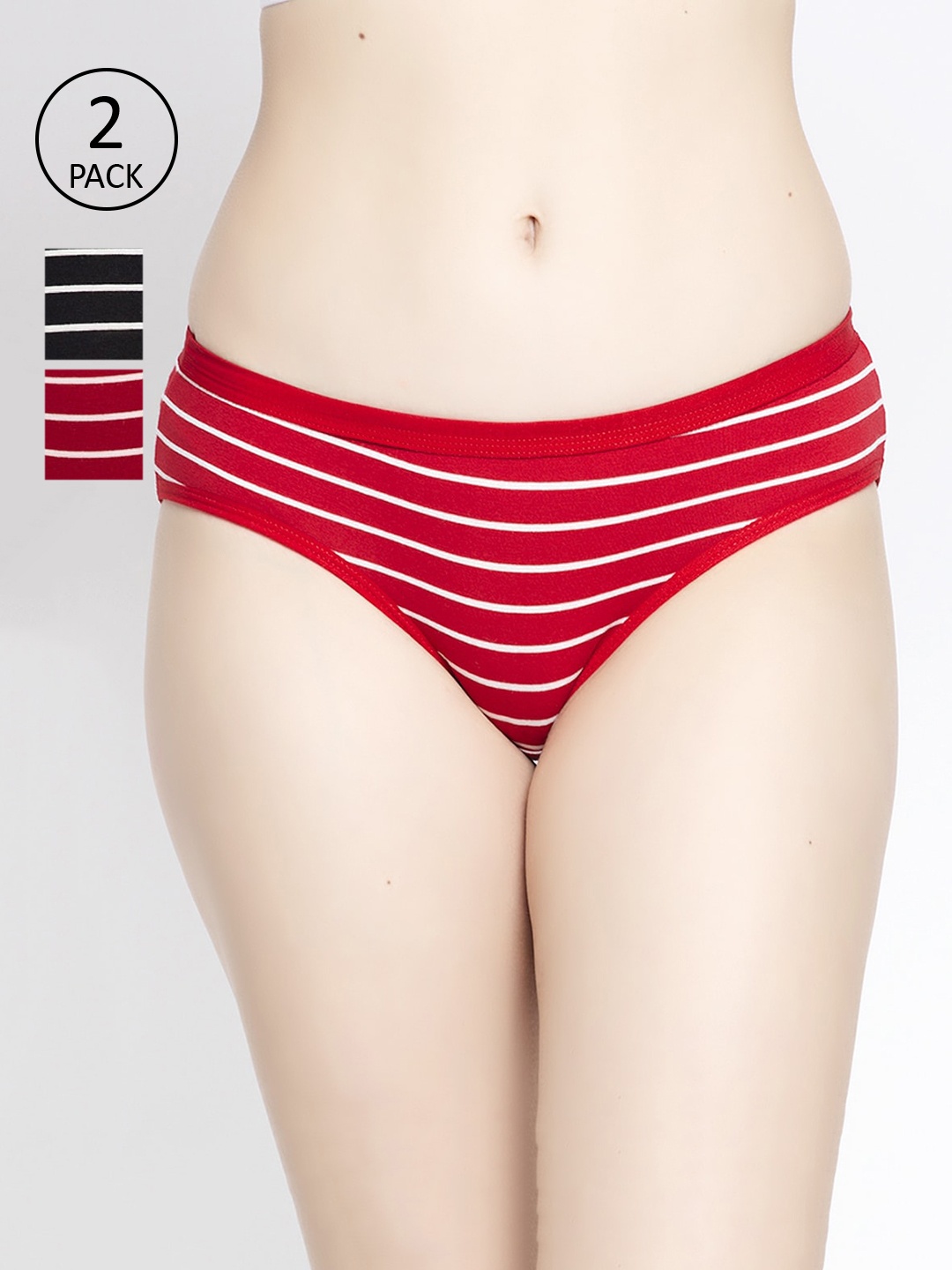 GRACIT Women Pack of 3 Assorted Hipster Briefs PW25-01-03-14