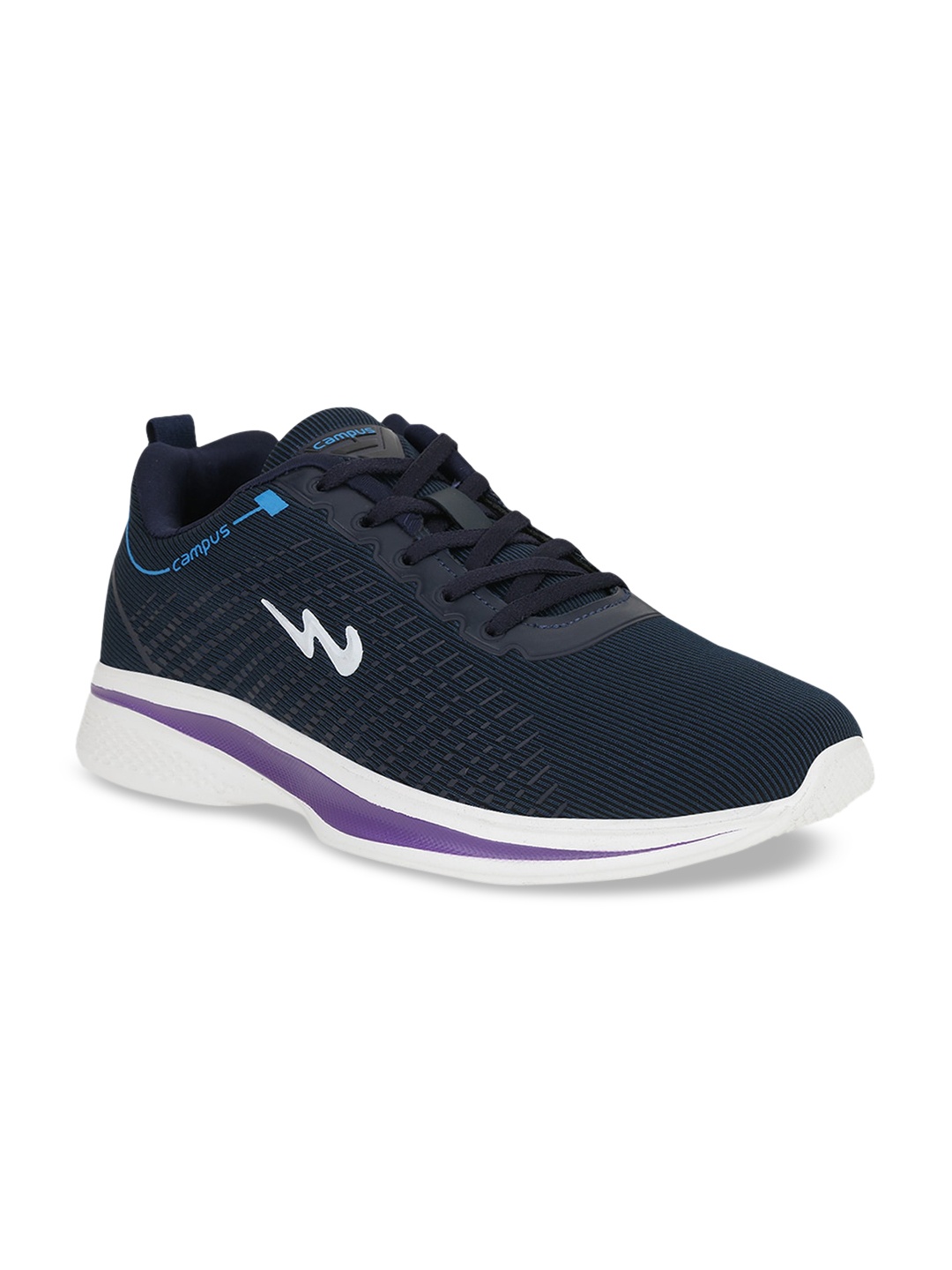 Campus Women Navy Blue Mesh Running Shoes