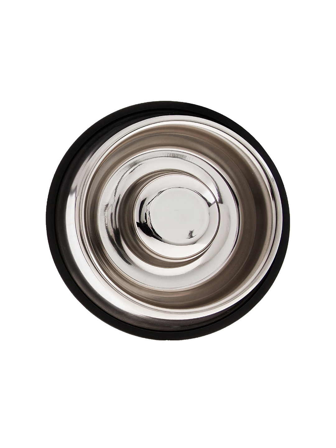 PETS EMPIRE Silver-Toned & Black Extra Heavy Stainless Steel Non-Tip Anti Skid Feeding Dis
PETS EMPIRE Silver-Toned & Black Extra Heavy Stainless Steel Non-Tip Anti Skid Feeding Dis