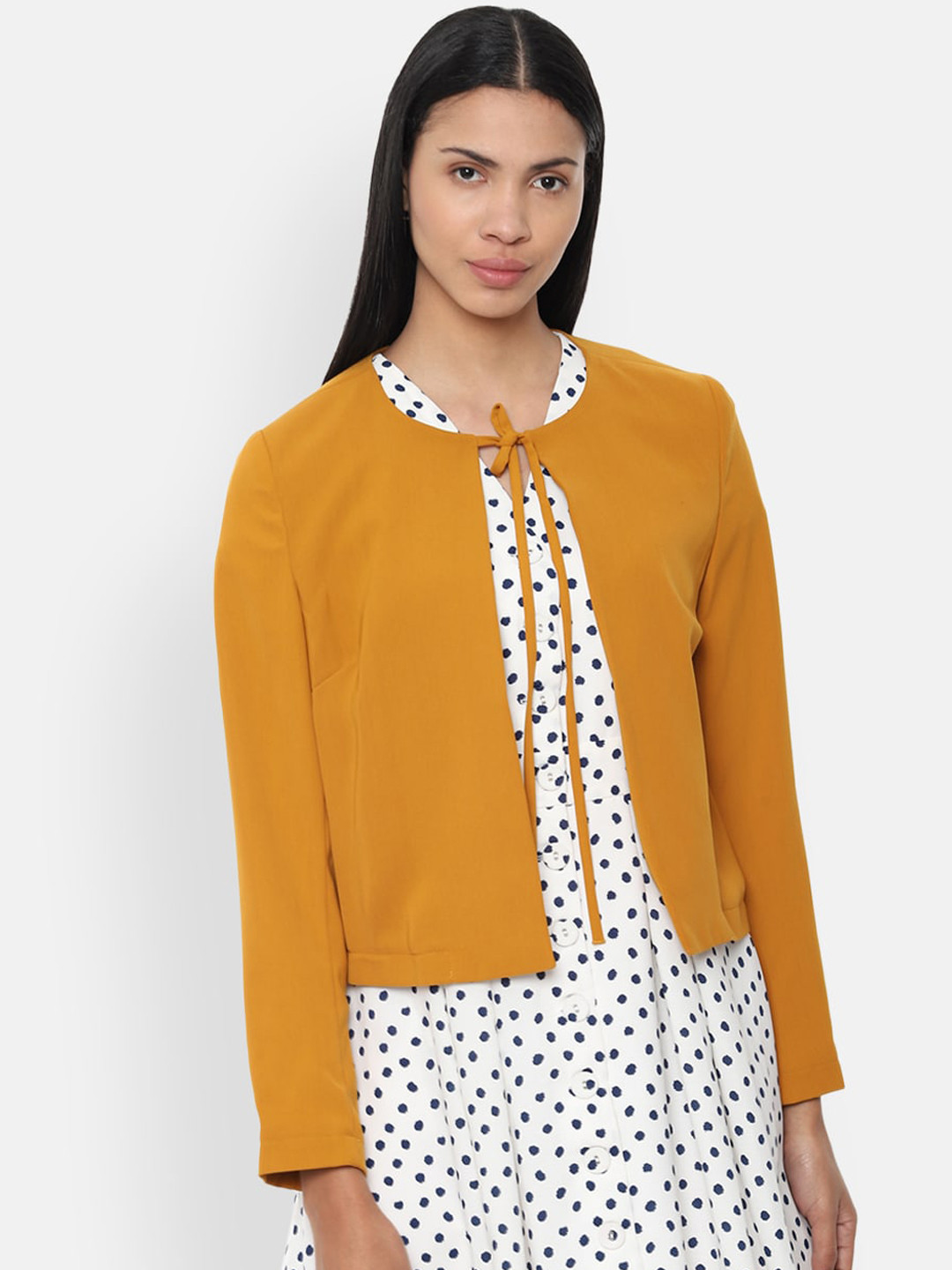 Van Heusen Woman Yellow Solid Open Front Blazer
Van Heusen Woman Yellow Solid Open Front Blazer