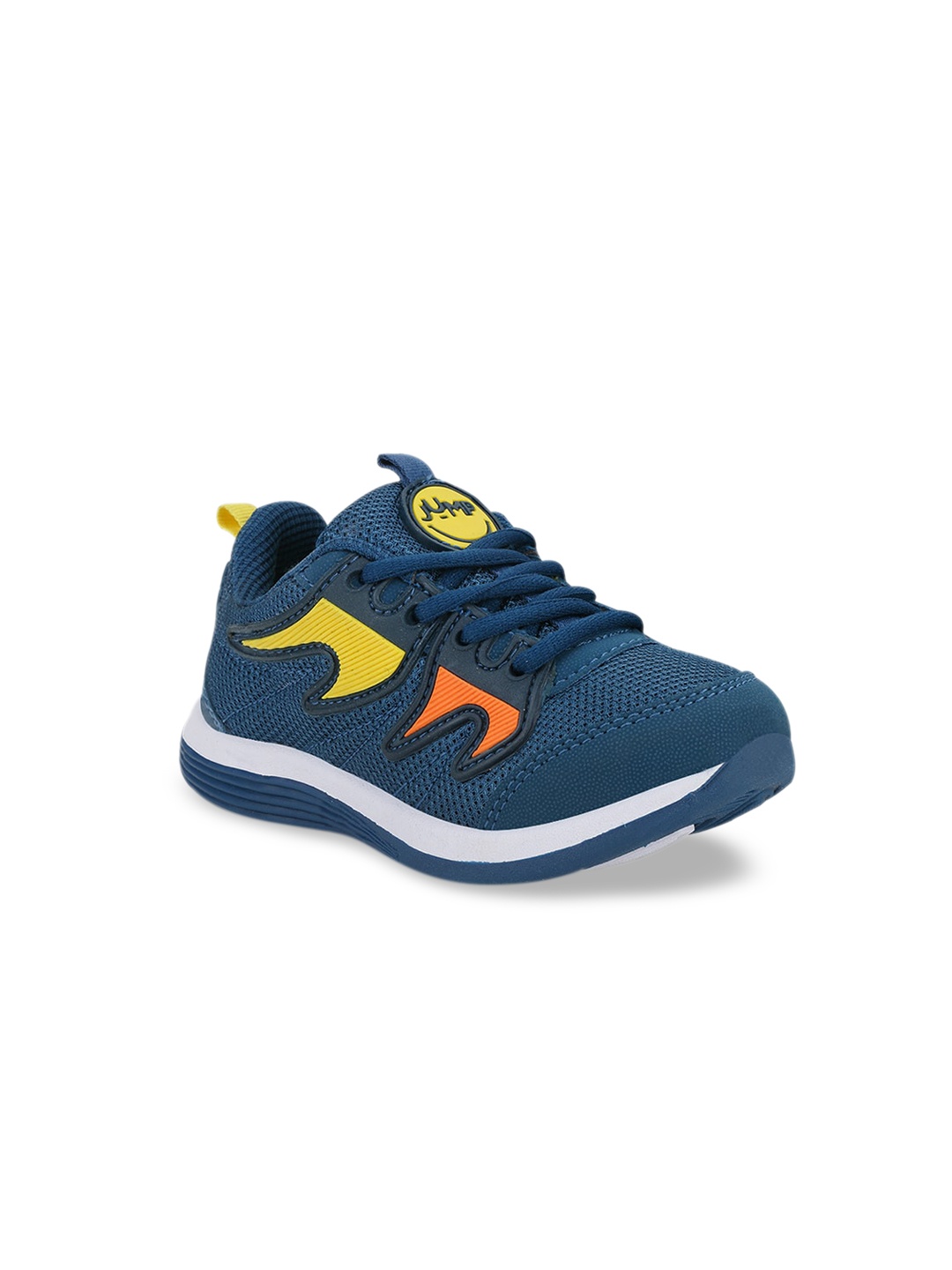 Campus Unisex Kids Blue Mesh Running Shoes