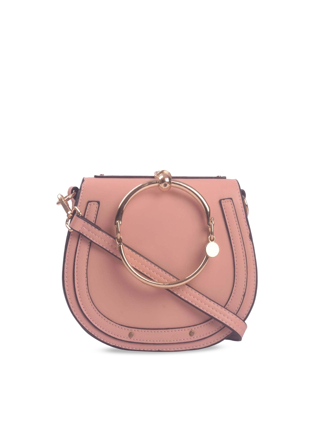 Bagkok Pink Solid Sling Bag
