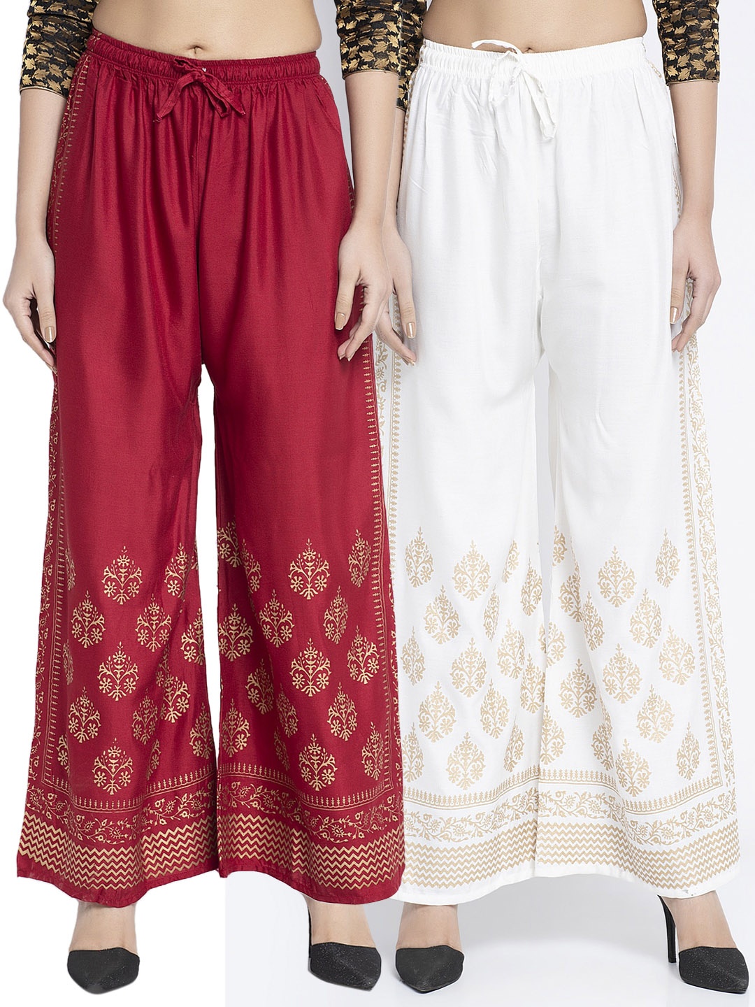 GRACIT Women Maroon Printed