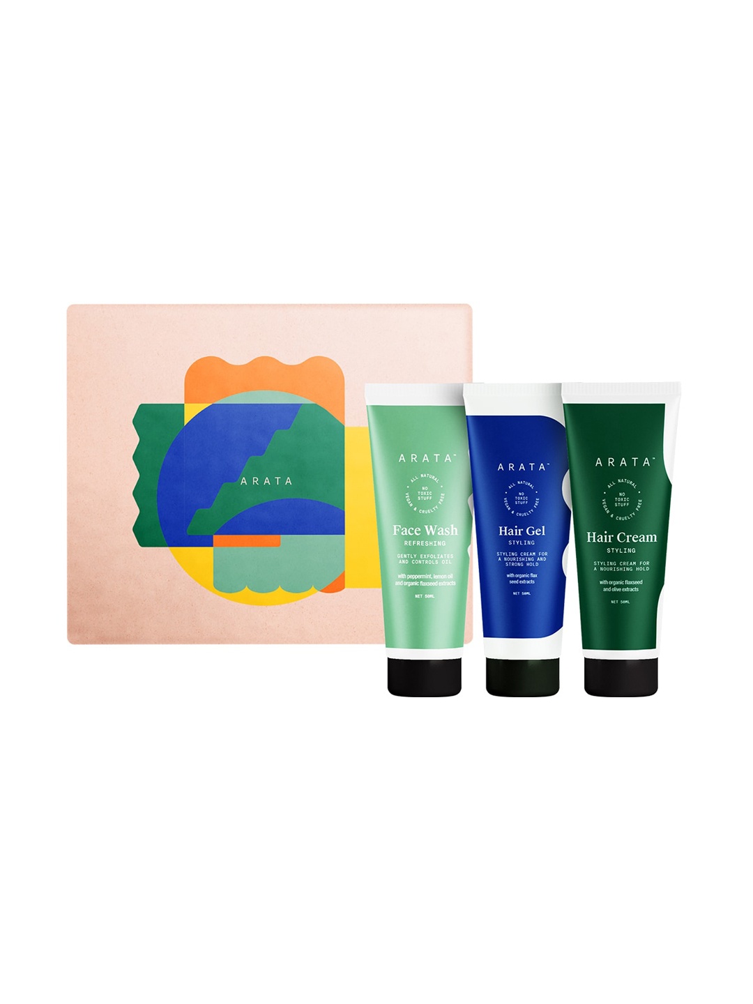 ARATA Hair Styling & Face Care Ready To Go Gift Box, White