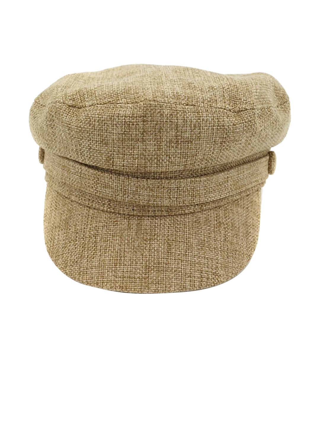 iSWEVEN Unisex Beige Bakerboy Hat