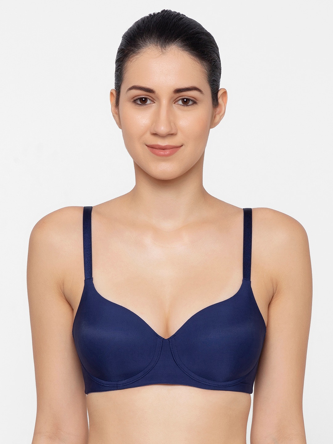 Triumph T-Shirt Bra 60 Invisible Padded Wireless Body Make-Up Series Seamless Everyday Bra, Navy blue
Triumph T-Shirt Bra 60 Invisible Padded Wireless Body Make-Up Series Seamless Everyday Bra, Navy blue
