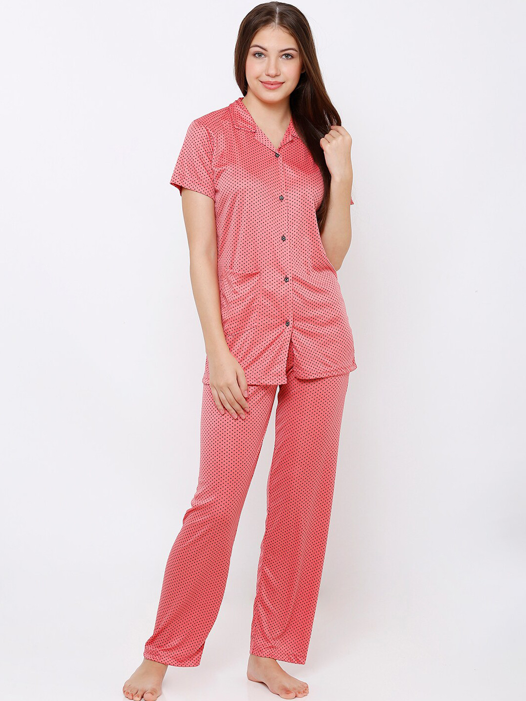 Pretty Awesome Women Peach-Coloured Printed Night suit
Pretty Awesome Women Peach-Coloured Printed Night suit