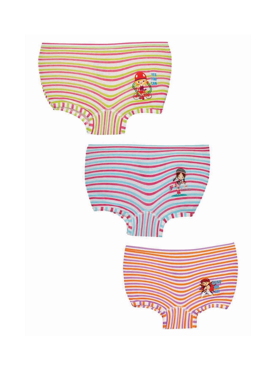 Zoom Minimondo Kids Pack Of 3 Assorted Basic Briefs 5505-(1)-22