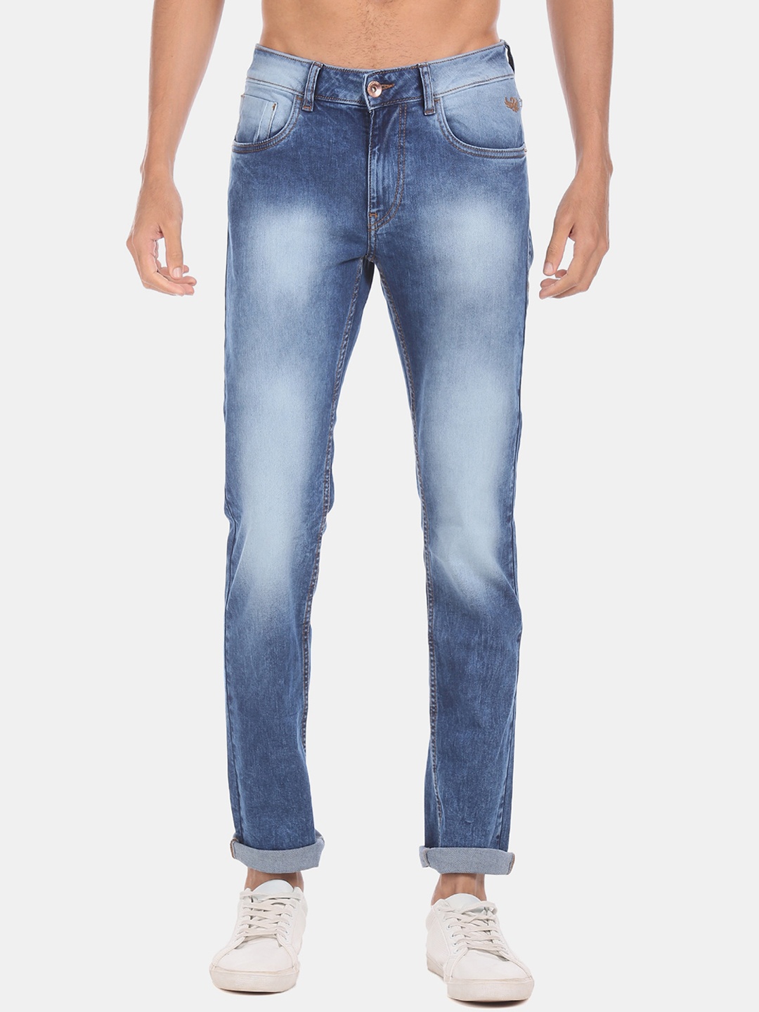 Flying Machine Men Blue Michael Tapered Fit Jeans