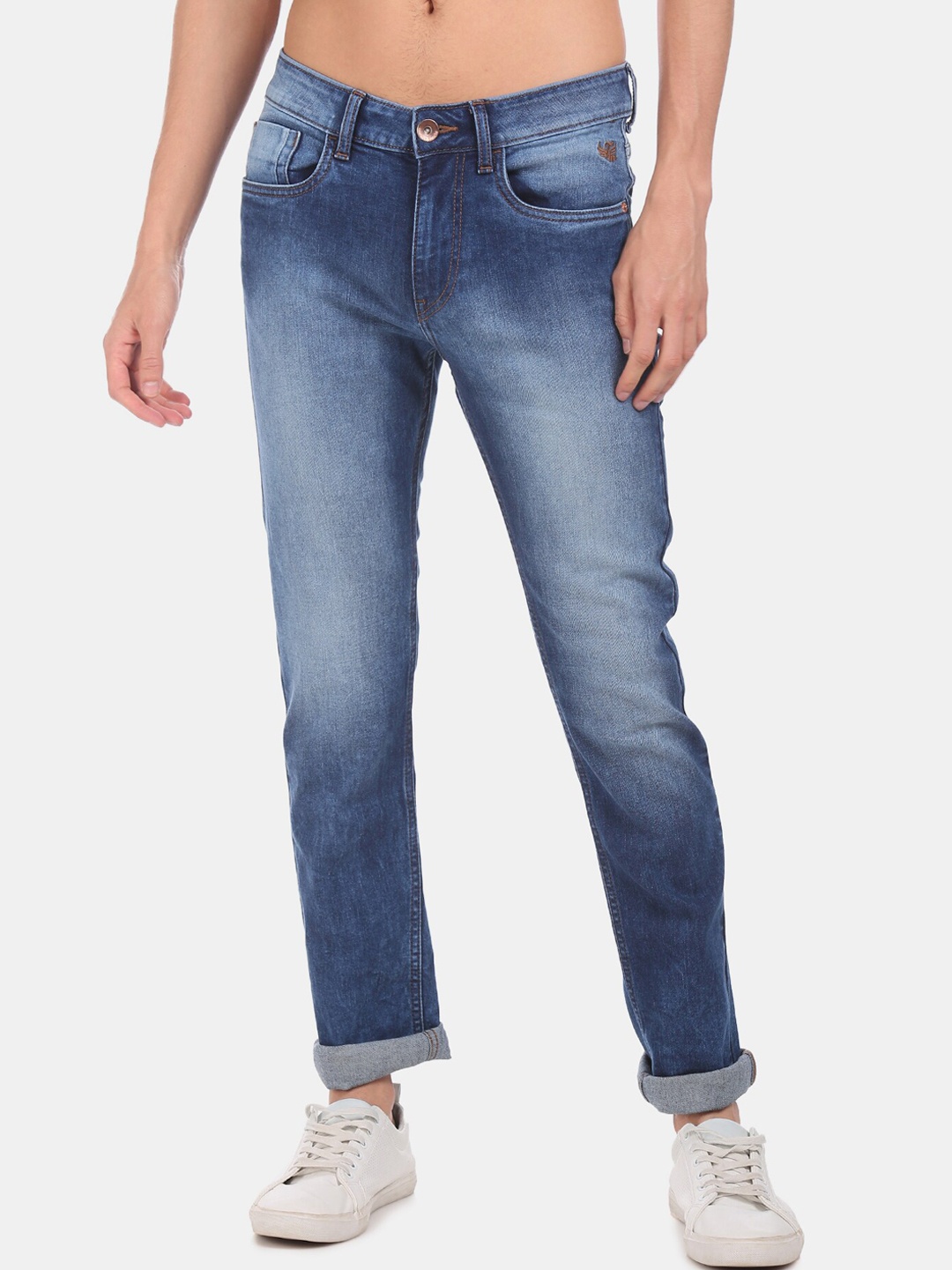 Flying Machine Men Blue Slim Tapered Fit Jeans