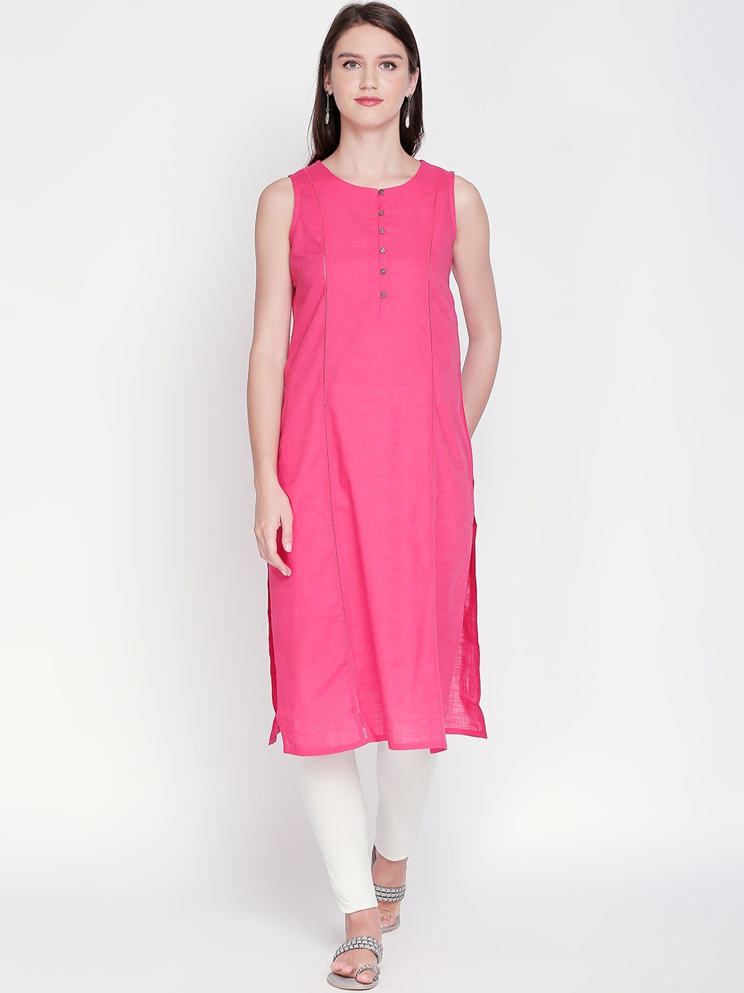 RANGMANCH BY PANTALOONS Pink Kurta