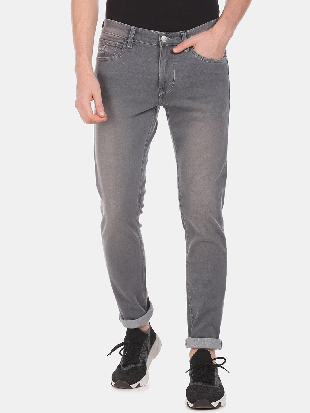 U.S. Polo Assn. Denim Co. Men Grey Tapered Fit Mid-Rise Clean Look Stretchable Jeans
U.S. Polo Assn. Denim Co. Men Grey Tapered Fit Mid-Rise Clean Look Stretchable Jeans