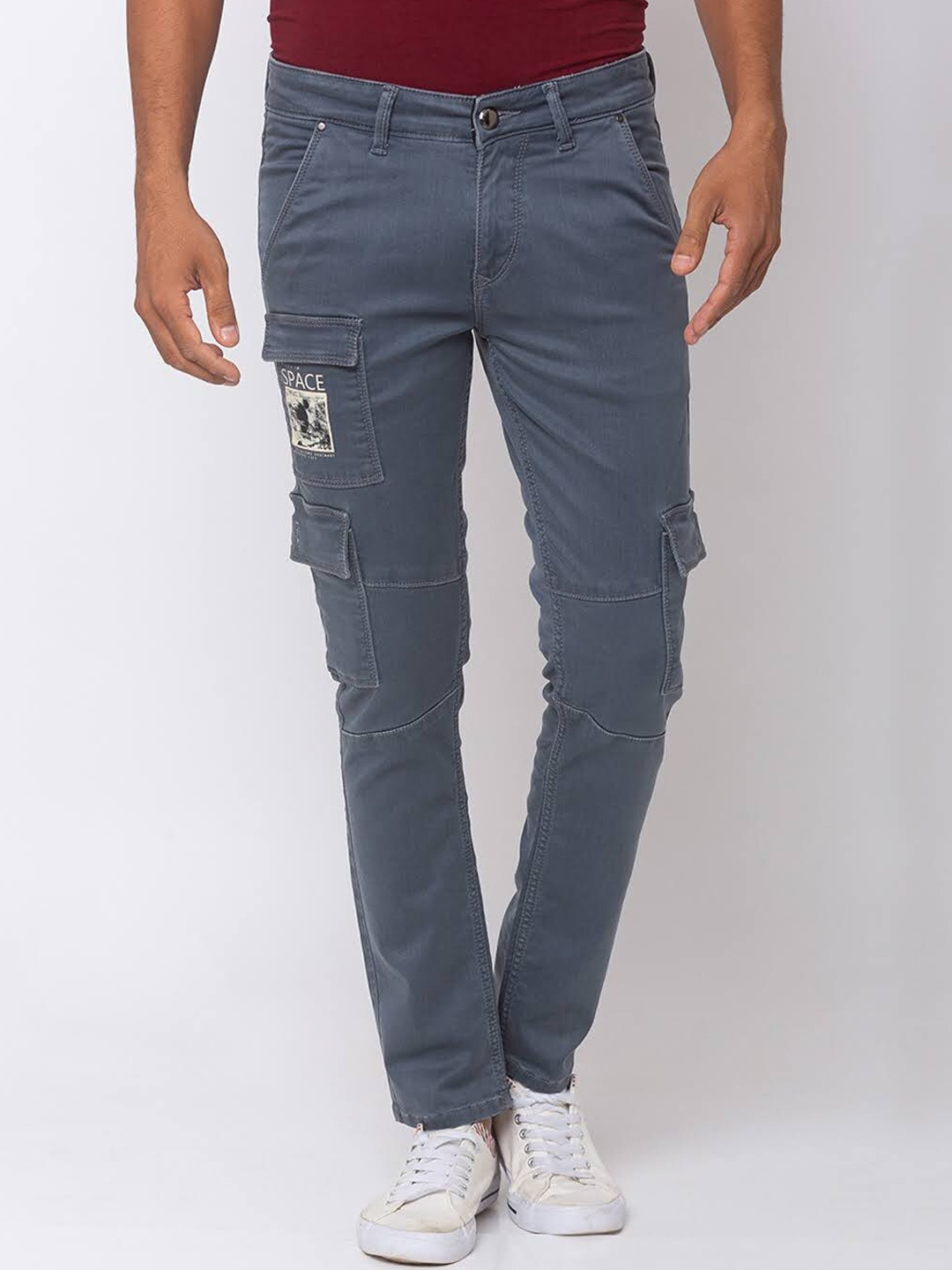 SPYKAR Men Grey Slim Fit Jeans