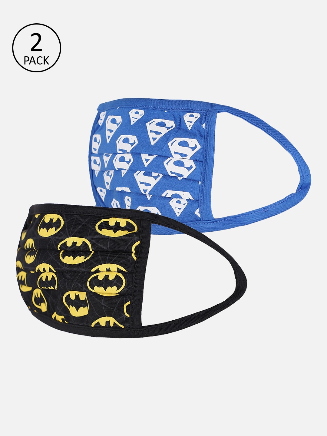Free Authority Justice League featured pack of 2 Unisex Masks, Black