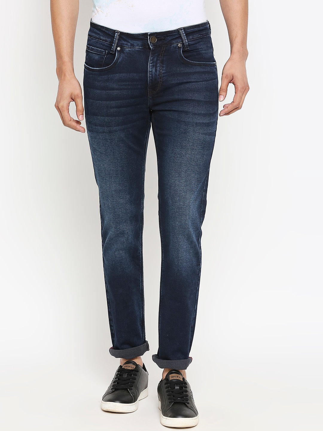 Mufti Men Blue Skinny Fit Jeans