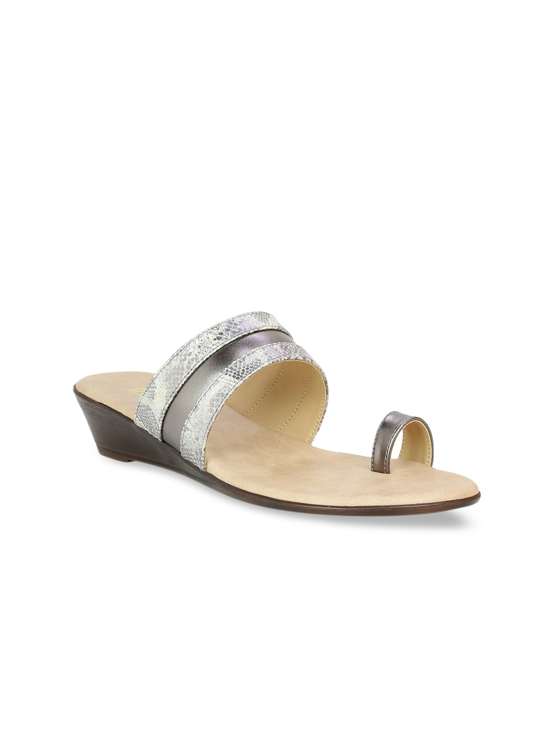 Inc 5 Women Grey Printed Heels