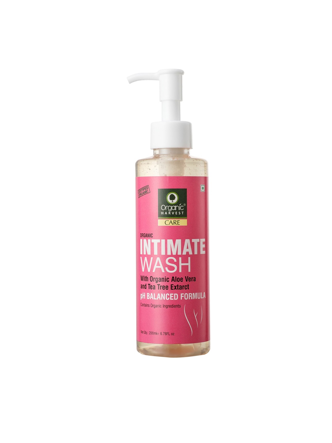 Organic Harvest Organic Aloe Vera & Tea Tree Daily Intimate Feminine Wash 200 ml, Pink
Organic Harvest Organic Aloe Vera & Tea Tree Daily Intimate Feminine Wash 200 ml, Pink